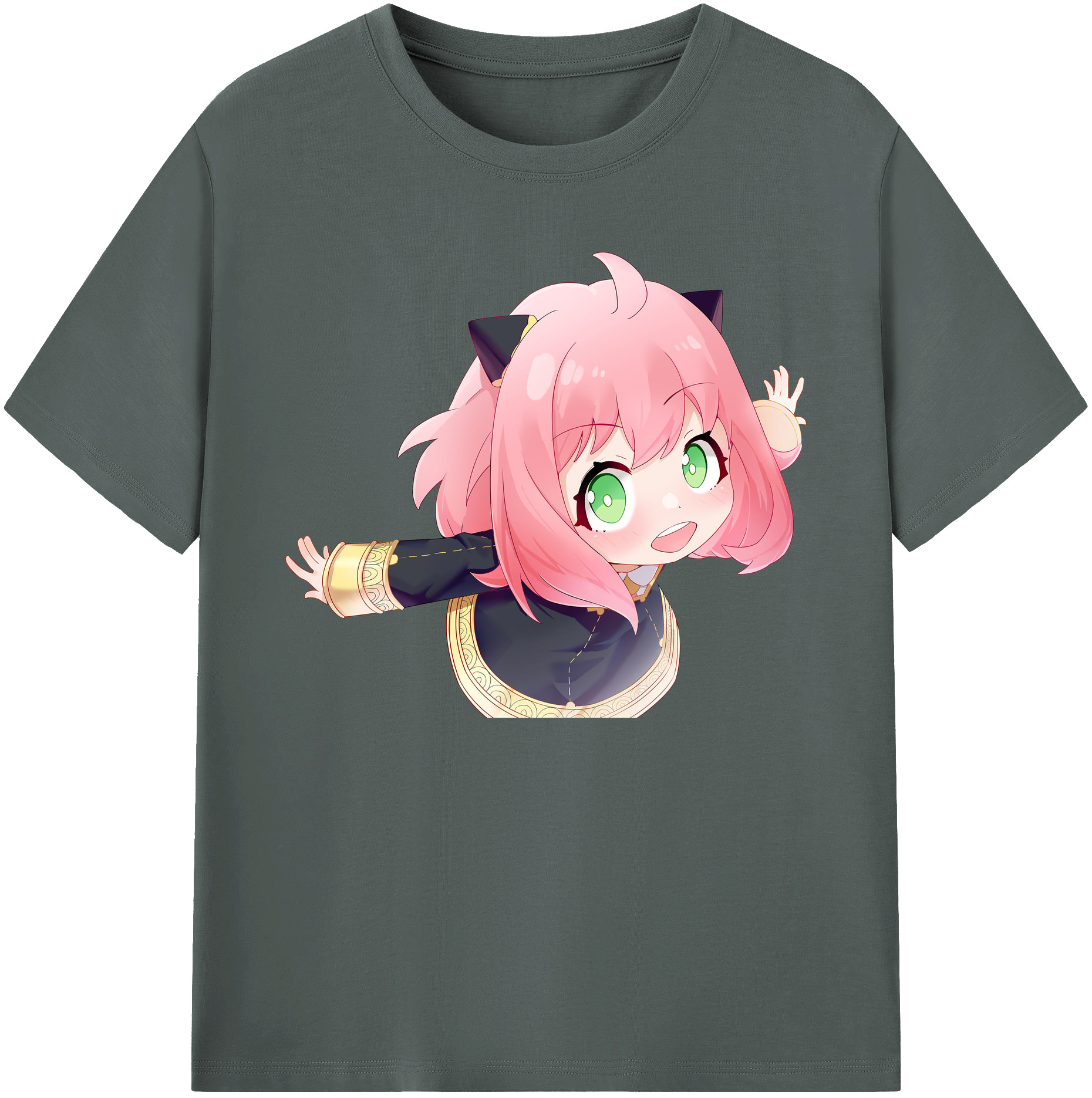 （画像用） SPY×FAMILY间谍家家酒 綿100％ メンズ半袖Tシャツ｜肌触りやわらか＆通気性